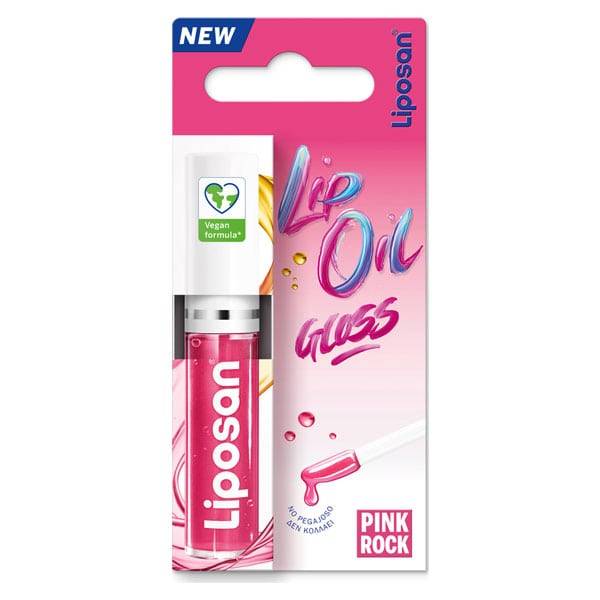 Liposan Lip Oil Gloss Pink Rock 5.5Ml