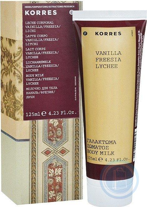 Korres Vanilla Freesia & Lychee Body Milk 125ml