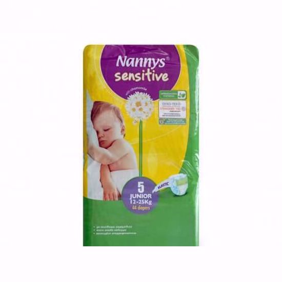 Nannys Sensitive Diapers 5 Junior 12-25Kg x44