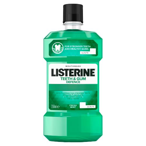 Listerine Protects Teeth & Gum Defence Mouthwash 250ml