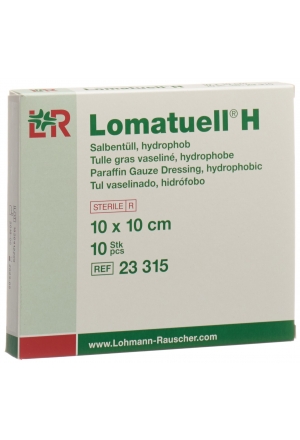 Lomatuell H, Gauzes, 10 x 10cmx10