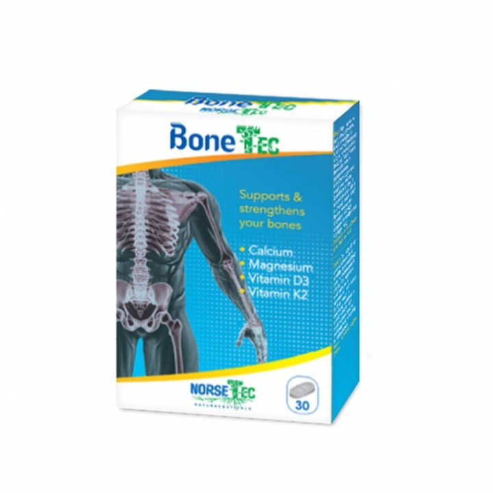 Norsetec Bonetec 30 Capsules Supports And Strengthens The Bones And Teeth
