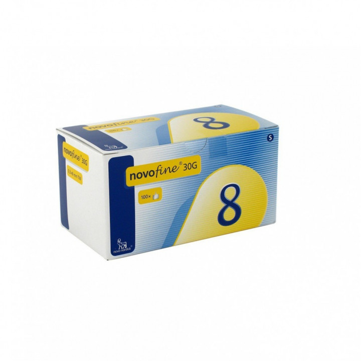 Novofine Needles 30g 0.3 X 8Mm 100 Pcs