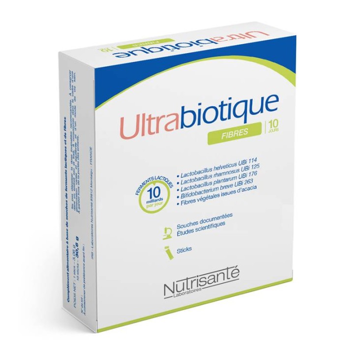 Nutrisante Ultrabiotique Fibres 10 Sticks