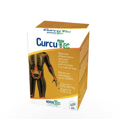 Norsetec Curcutec Reduces Inflammation & Pain Of Joints And Muscles 60 Tablets
