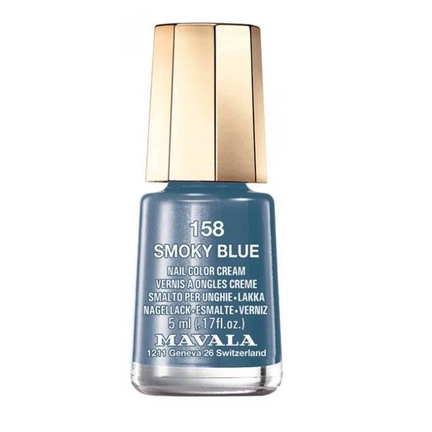 Mavala Mini Nail Polish Color 5ml 158 Smoky Blue