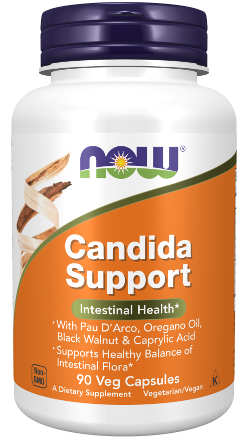 Now Candida Support Intestinal Health 90 Vegan Caps