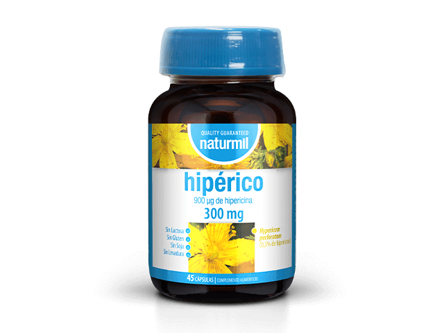 Naturmil Hipericao (St. Johns Wort) 300Mg 90 Capsules For Soothing Effect