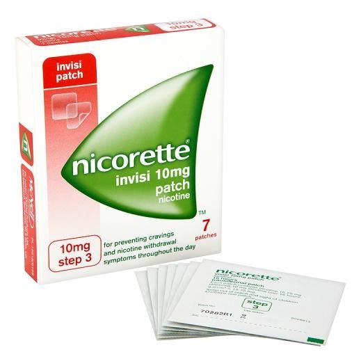 Nicorette Clear 10Mg Patches 7 X 10Mg