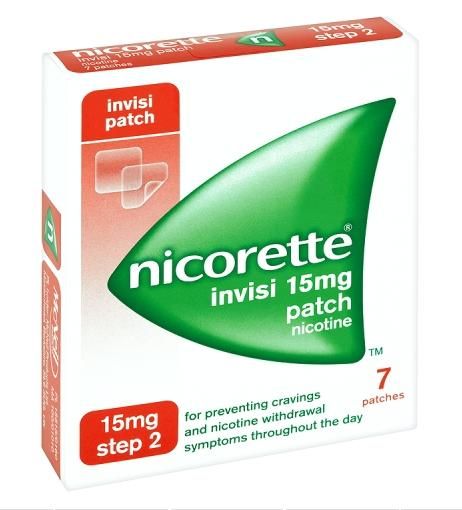 Nicorette Clear 15Mg Patches 7 X 15Mg