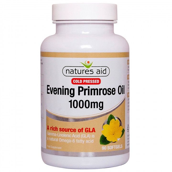 Natures Aid Evening Primrose Oil 1000Mg 90 Softgels