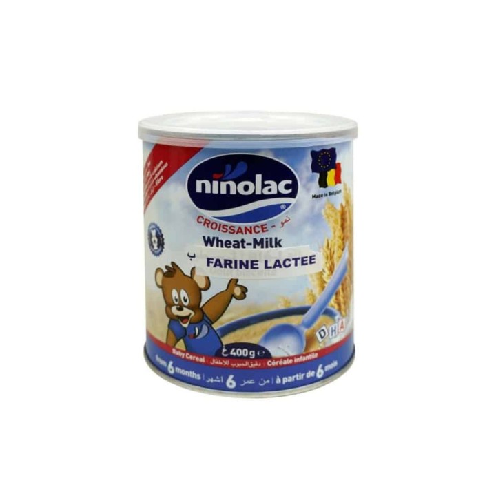 Ninolac Farine Lactee W/ Omega 3, Powder, 400gr x 6m+