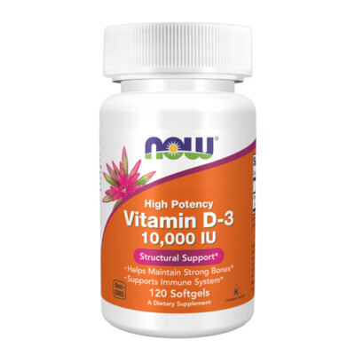 Now Vitamin D3, Softgels, 1200,000iu