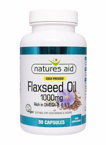 NATURES AID Flaxseed Oil (Omega 3,6,9) 1000mg 90 Caps