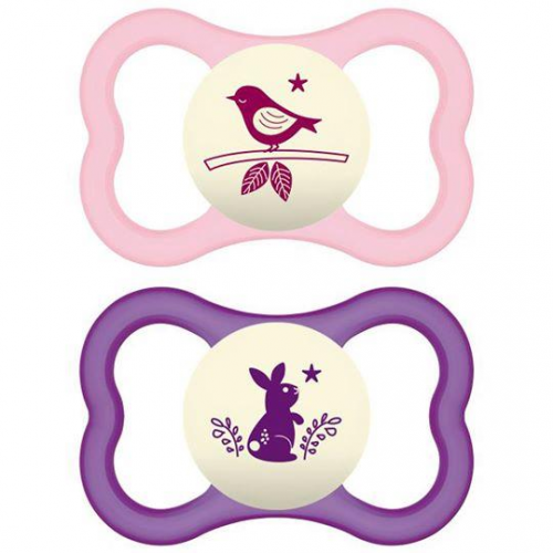 Mam Air Baby Soother 6M+ Pink