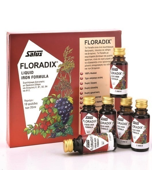 Power Health Floradix Liquid Iron Formula 10 X 20Ml