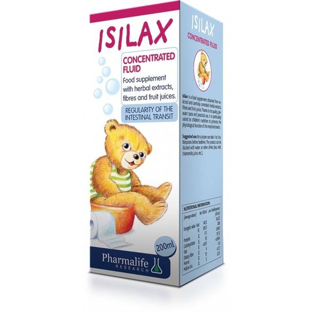 Pharmalife Isilax Natural Syrop For The Regurality Of The Intestinal Transit From 6M+ 200ml