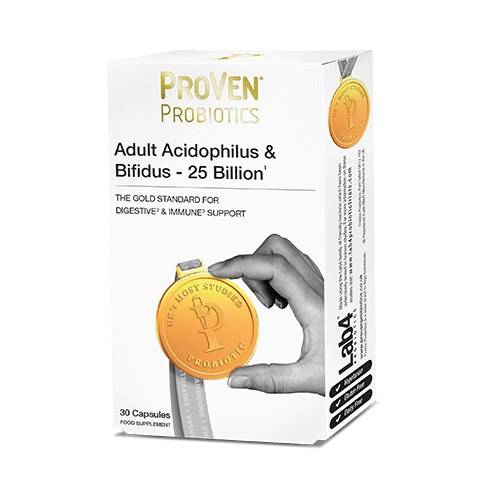 Proven Probiotics Adult Acidophilus & Bifidus 25 Billion 30 Capsules