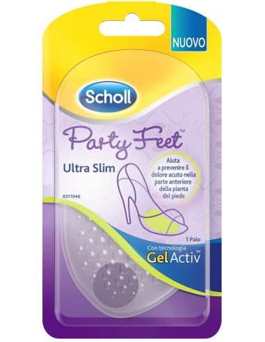 Scholl Party Feet Ultra Slim Gel Cushion 1Pair