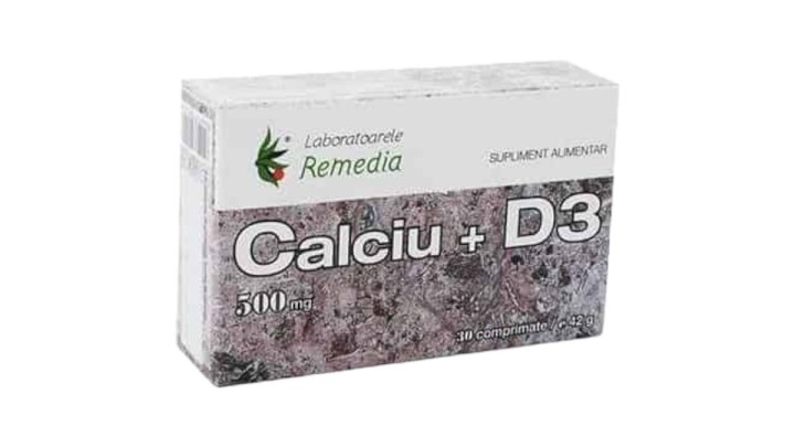Remedia Calcium + D3 Tabs X60