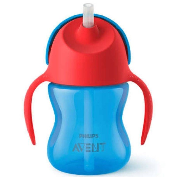 Philips Avent Straw Cup 9M+ Red Blue 200Ml