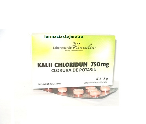 Remedia Kalii Chloridum Tablets 30 X 750Mg
