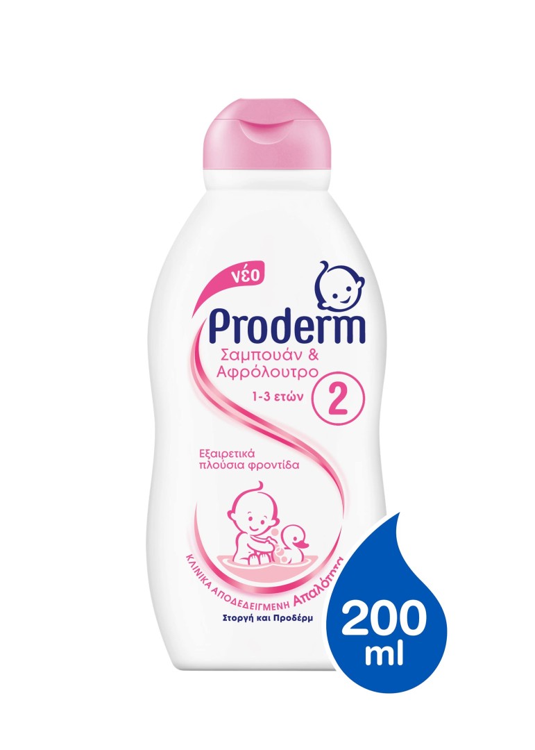 Proderm Shampoo & Shower 1-3 200Ml