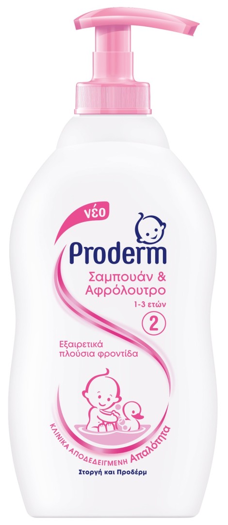 Proderm Shampoo & Shower 1-3Y 400Ml