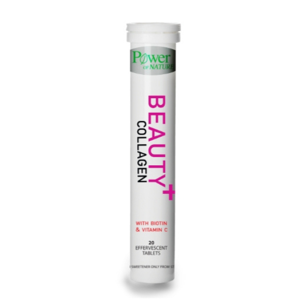 Power Of Nature Beauty Plus Collagen With Biotin & Vitamin C, 20 Effervescent Tabs