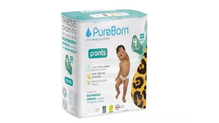 Pure Born Organic Bamboo Pants 9-15kg(4),22pcs