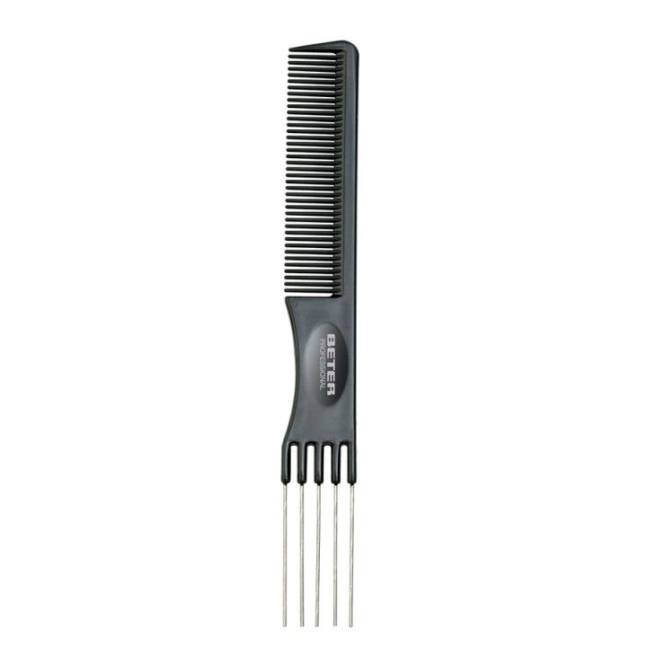 Professional Teasing Comb Handle With 5 Prongs