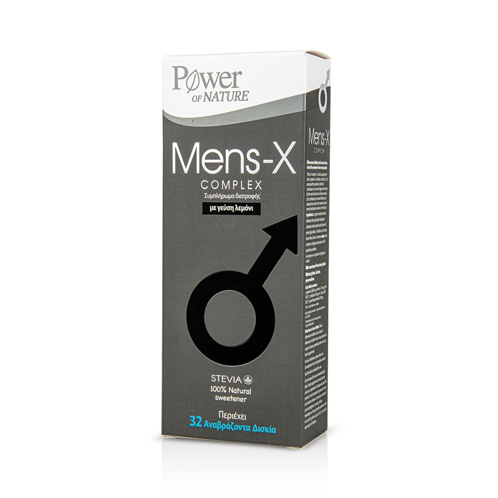 Power Of Nature Men's-X With Lemon Flavor 32 Effervescent Tablets