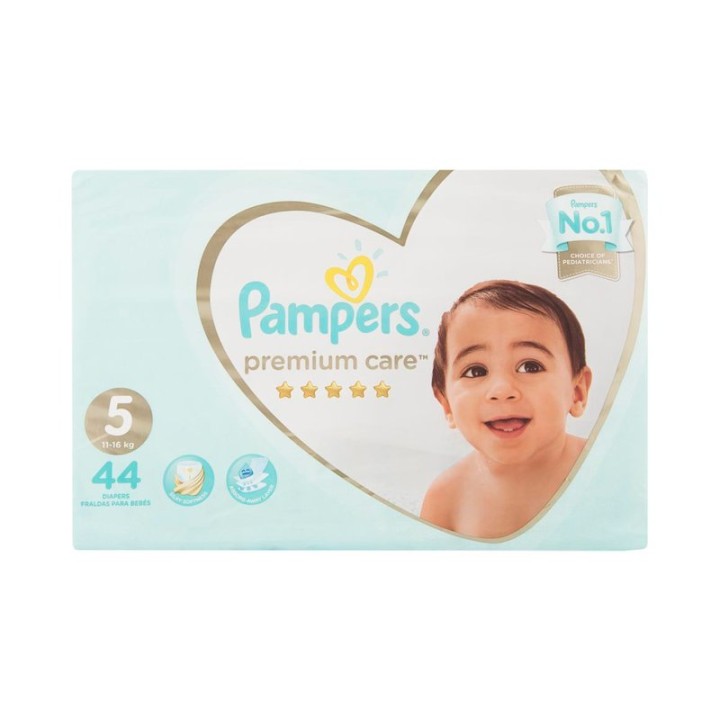 Pampers Premium Care No.5 11-16 Kg 44 Nappies