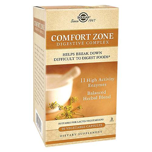 Solgar Comfort Zone Helps Break Down Difficult To Digest Foods 90Capsules