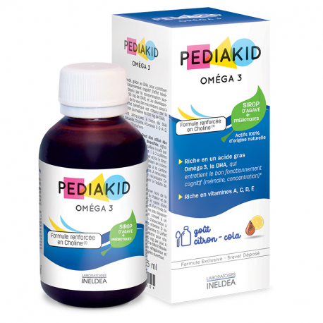 Pediakid Omega 3 125ml Rich In Dha Critical To Brain Function