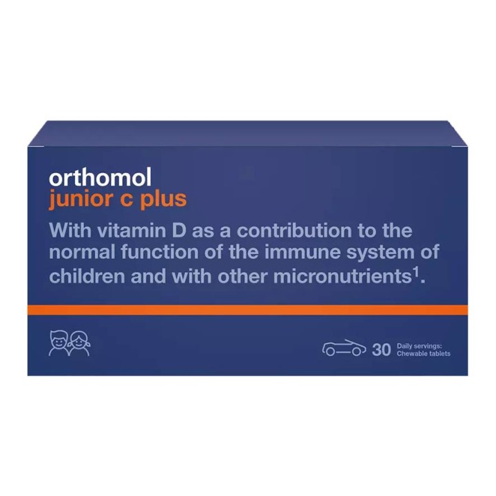Orthomol Junior C Plus Vitamin D 30 Chewable Tablets