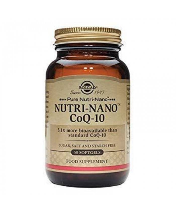 Solgar Nutri-Nano Coq10 3.1 X 50 Softgels