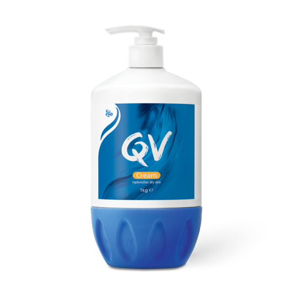 Qv Dry Skin With Pump Cream Concentrated Moisturising Protect Against Dryness 500G