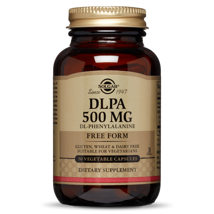 Solgar Dlpa 500Mg (Dl- Phenylalanine) Promotes Positive Mood 50 Tablets