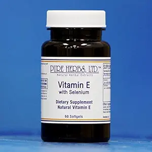 Pure Herbs Ltd. Vitamin E With Selenium 60 Softgels