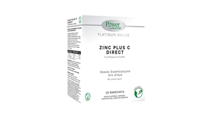 Power Of Nature Platinum Range Zinc Plus C Direct, 20 Sticks