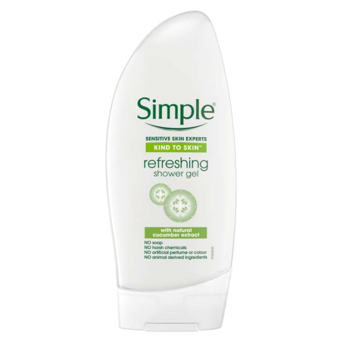 Simple Refreshing Kind To Skin Shower Gel 250ml