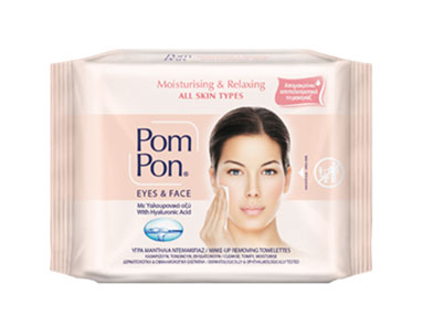 Pom Pon Eyes & Face - Sensititive Skin - 20 Wipes