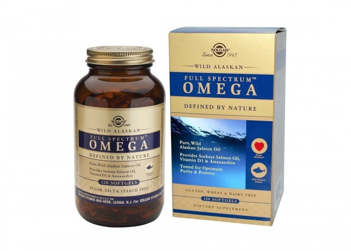 Solgar Omega Full Spectrum 120 Softgels