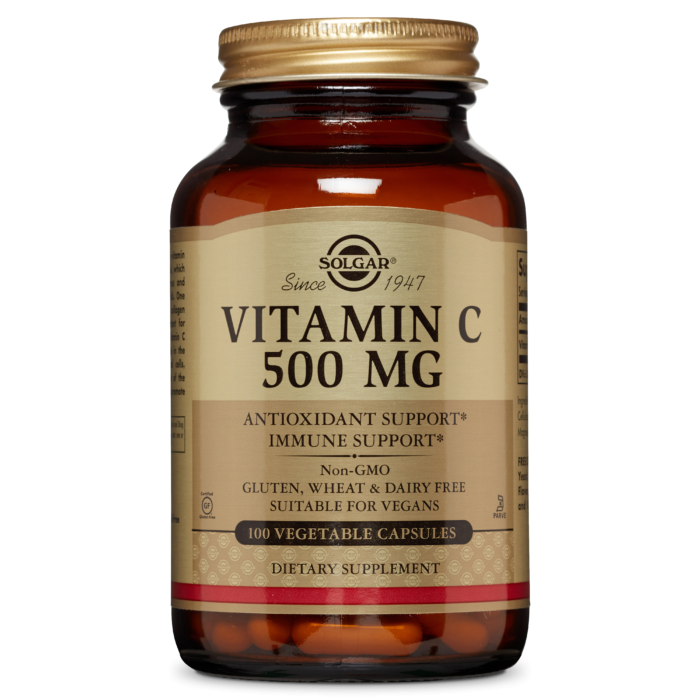 Solgar Vitamin C 500Mg Antioxidant& Immune Support 100Capsules