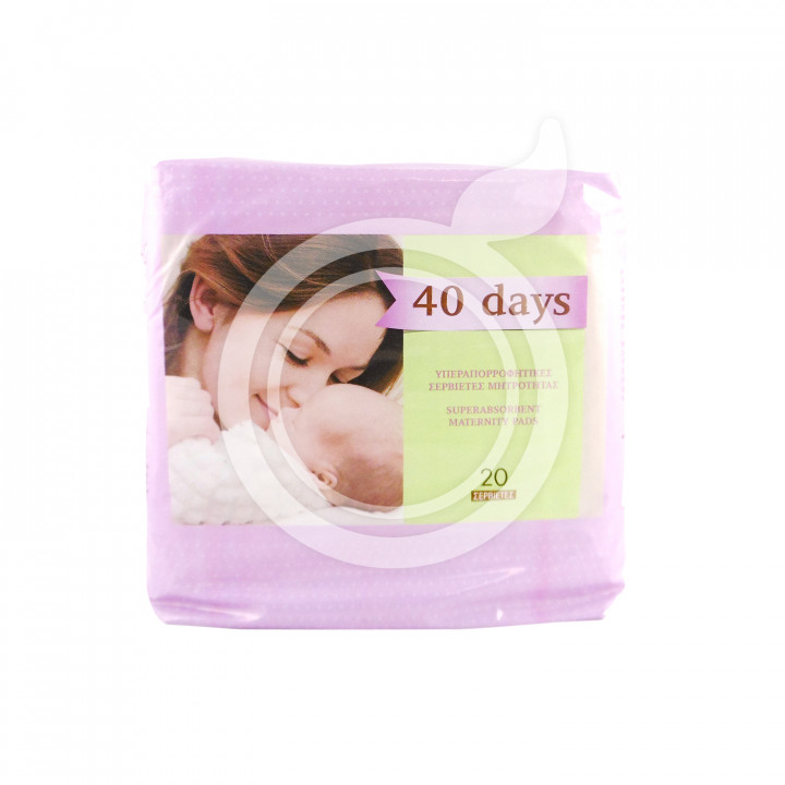 Tender Maternity 40 Days Pads 20