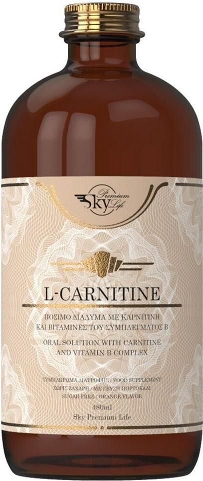 Sky Premium Life L-Carnitine For Muscle Health 1500Mg 480Ml