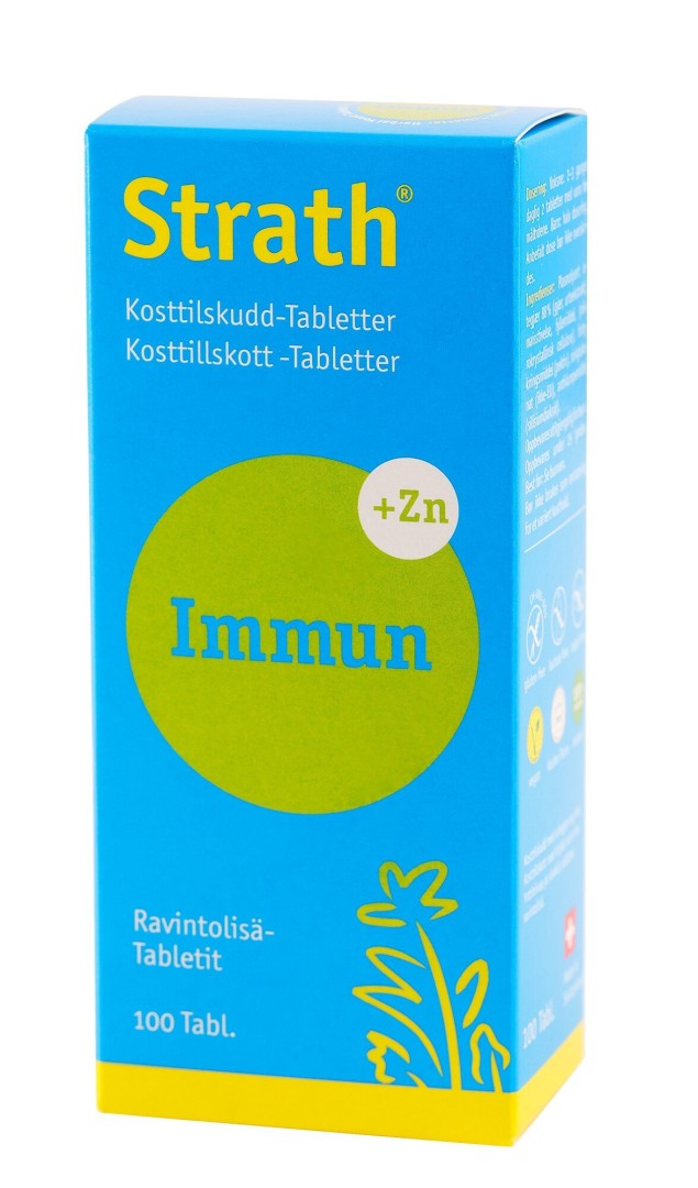 Strath Food Supplement Immun +Zn 100 Tabs 1pc