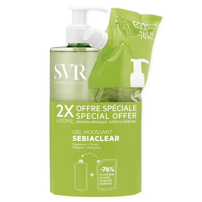 Svr Sebiaclear Foam 400Ml + Refill 400Ml Set