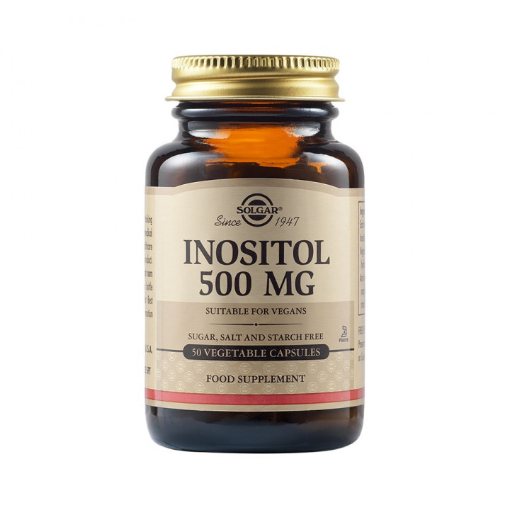 Solgar Inositol 500Mg 50 Vegetable Capsules